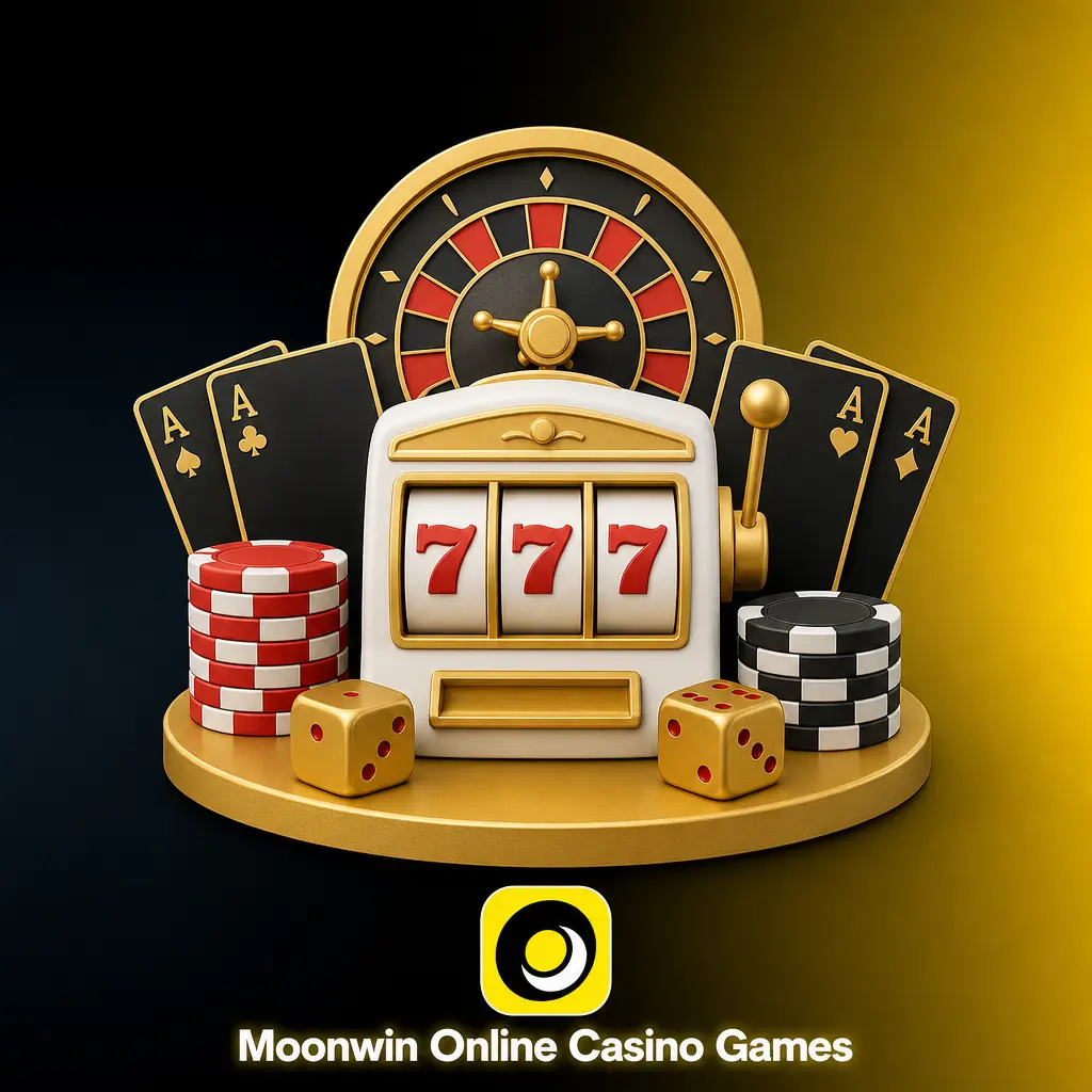 Moonwin online casino lobby showcasing 3,000+ games including slots, table games, jackpots, and live casino titles